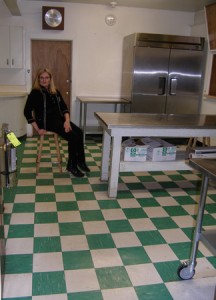 Checkerboard Kitchen Floor